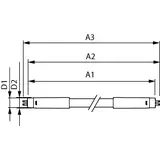 Tuba LED MASTER 36W=80W 5200lm ściemnialna 3000K barwa ciepła LEDtube HF 1500mm UO 36W 830 T5 Tuby L