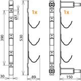 Wieszak do 3 bezpieczników HH