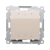 Simon 54 Lokalny sterownik roletowy z automatyczną kalibracją i programowalną pozycją ulubioną kremo