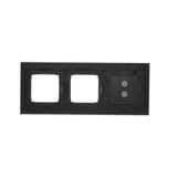 Simon 54 Touch Panel dotykowy S54 Touch 3 moduły 2 pola dotykowe pionowe + 2 otwory na osprzęty S54 księżycowa lawa DSTR3300/74 KONTAKT
