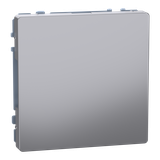 Merten, D-Life, zaślepka, stal nierdzewna