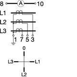 Przełącznik amperomierza 4-pozycyjny 400V 20A SK603 HAGER