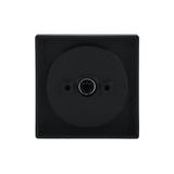 FUTURE Pokrywa z pokrętłem i nadrukiem czarny matowy