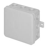 Puszka n/t CLICK IP54 12 przepustów kablowych 100x100x41mm szary OR-JB-13804/G ORNO