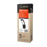 Oprawa ogrodowa z czujnikiem ruchu PIRYT LED 10W 140st 850lm IP54 4000K czarna AD-OP-6109BLPMR4 ORNO