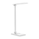 ISIYO LED 7W Lampka biurkowa z ładowarką indukcyjną i usb. 390lm 3000-4000-6000K zmiana barwy temp D