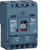 MCCB Wyłącznik mocy h3+ P160 3P 25A 25kA TM HHS025DC HAGER
