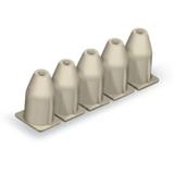 blokada izolacji 0,25-0,5 mm2 jasnoszara /25szt./ WAGO