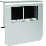 tehalit.SL Pusty nośnik urządzeń 20x80 45x45 aluminium SL20080903D1 HAGER