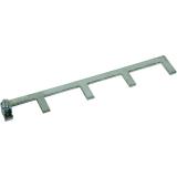 Szyna uziemiająca 4-biegunowa, 13 modułów TE, z zaciskiem do 25 mm2