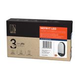 NEFRYT LED 15W, oprawa ogrodowa z czujnikiem ruchu, 1100lm, IP54, 4000K, czarna AD-OP-6147BLPMR4 ORNO