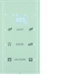 BERKER R.3 Sensor dotykowy potrójny z regulatorem temperatury konfigurowalny szkło biały 75643150 HA