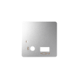 Simon 82 Pokrywa odbiornika Bluetooth z ładowarką aluminium