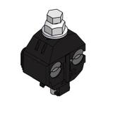 Zacisk 2-stronnie przebijający AL-Cu 1,5-95 mm2 Zrywalna śruba Z2082Z ALCU95 002912305 ETI