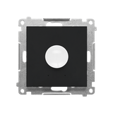 Simon 55 Elektroniczny łącznik hotelowy z podświetleniem LED Czarny mat