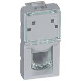 Mosaic Gniazdo Telefoniczne Rj11 1 Moduł Aluminium 4 Styki 079231 LEGRAND