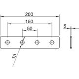 GMS 4 VP FT, PŁYTA ŁĄCZ. 4 OTW. FT