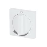 CARAT/FUTURE/SOLO/AXCENT  Pokrywa z pokrętłem i nadrukiem do regulatora głośności biały studyjny