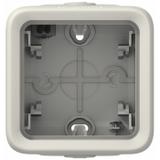 PLEXO55 PUSZKA NATYKOWA POJEDYNCZA BIAŁA/ ECRU 1WE/1WY, Legrand