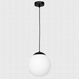 Milagro lampa wisząca Lima E14 czarno/biała MLP6522