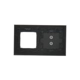 Simon 54 Touch Panel dotykowy S54 Touch 2 moduły 2 pola dotykowe pionowe + 1 otwór na osprzęt S54 zastygła lawa DSTR230/73 KONTAKT