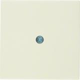 BERKER B.Kwadrat/S.1 Płytka czołowa do przyłączy kablowych kremowy połysk 10198982 HAGER