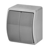 Łącznik świecznikowy n/t AQUATIC IP44 szary-grafit OR-OE-7101/GR ORNO