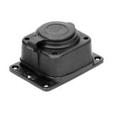 Rozgałęźnik bryzgoszczelny i odporny na uderzenia IP44 1 gniazdo 16A 230V AC gumowy uniep OR-AE-1316