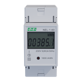 Wskaźnik zużycia energii elektrycznej 1-fazowy 230 VAC 60 A 2 moduły NEL-01-60 F&F