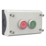 M22-I2-M1 Kaseta sterownicza 2-otworowa START/STOP szara IP67 216529 EATON