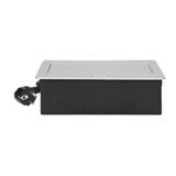NOEN Kaseta meblowa wpuszczana w blat ze zintegrowaną ramką PCV na gniazda modułowe 3 x 45x45mm lub OR-GM-9010/G ORNO