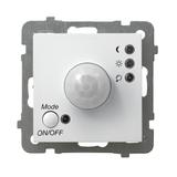 AS ANTYBAKTERYJNY Elektroniczny czujnik ruchu produkt zawiera szkło fosforanowo-srebrowe - kolor bia