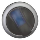 M22-WLKV-B Przełącznik 2 położeniowy niebieski bez samopowrotu i z możliwością podświetlenia 284397