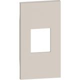 LIVING NOW - PLAKIETKA SC/APC - 2 MODUŁY - PIASKOWY BEŻ, Bticino