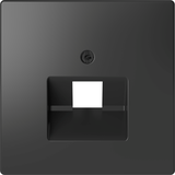 Merten, D-Life, płytka centralna gniazda RJ45 ukośnego, antracyt