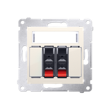 Simon 54 Gniazdo głośnikowe podw