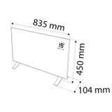 Grzejnik konwektorowy elektryczny 2000W, IP24, WIFI