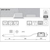 Oprawa SP AIR FIX P 6W 940 PS DIM IP65 WT