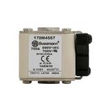 FUSE 700A 690V 1GKN/50 AR UC Wkładka szybka 700A AC 690V rozmiar 1 53x69x51 mm aR IEC UL 170M4567 EA
