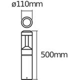 ENDURA STYLE LANTERNMODERN50CM12WDG LEDV Oprawa zewnętrzna