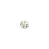 Gniazdo MCS‑MINI Classic 2‑biegunowe jasnoszare raster 3,5mm 734‑102/107‑000 /100szt./ WAGO