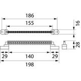 Listwa zaciskowa LZPG-24P OPATÓWEK