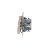 Simon 54 Przycisk roletowy 10A 250V szybkozłączka kremowy DZP1.01/41 KONTAKT