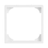 FUTURE Pierścień pośredni Do mocowania pokryw o wymiarach 55 x 55 mm biały studyjny