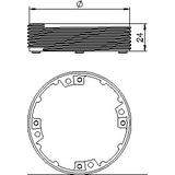 AR80/24, PIERŚCIEN NADBUDOWUJĄCY