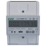 Dwutaryfowy licznik energii elektrycznej 3-fazowy 2-kierunkowy z Modbus RTU do pomairu półpośredniego LE-03MW-CT F&F
