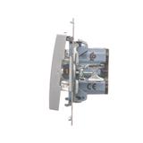 Simon 54 Łącznik schodowy 16A 250V zaciski śrubowe srebrny mat DW6A.01/43 KONTAKT
