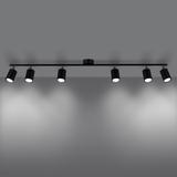 Sollux Plafon LEMMI 6L czarny SL.1169