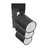 DOA SP 3I, oprawa ścienno-sufitowa, GU10 max. 3x50W, IP20, czarna AD-OP-6195BGU10 ORNO