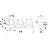 2036, OBEJMY SZEREG.DO KAB.16-19 NOR.